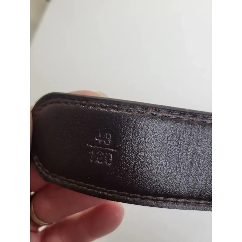Belt Automatic Ratchet Buckle Black Leather Fashion‎ Casual Dress Men's 34/36
